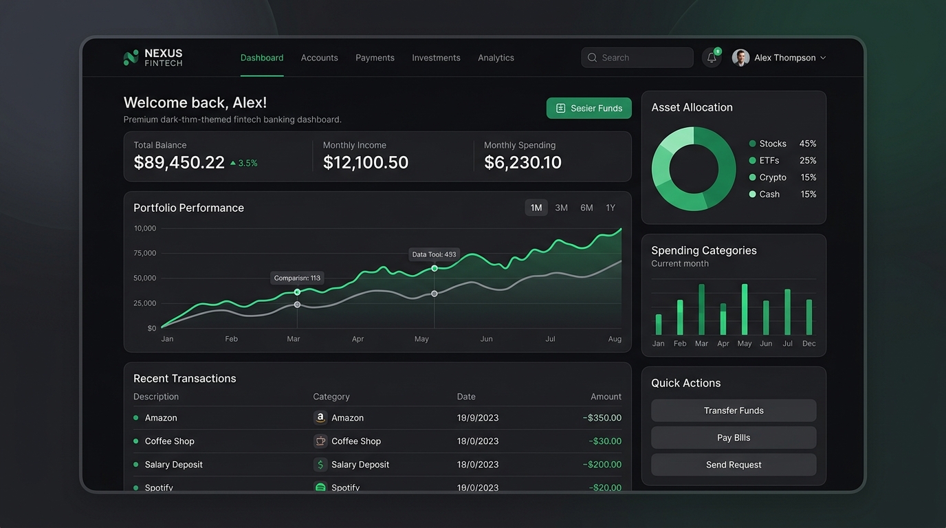 Meridian Finance website redesign