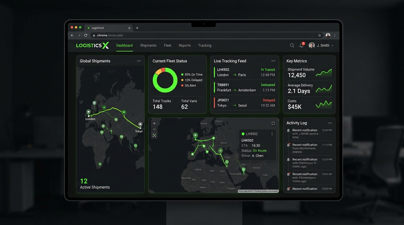 Atlas Logistics dashboard