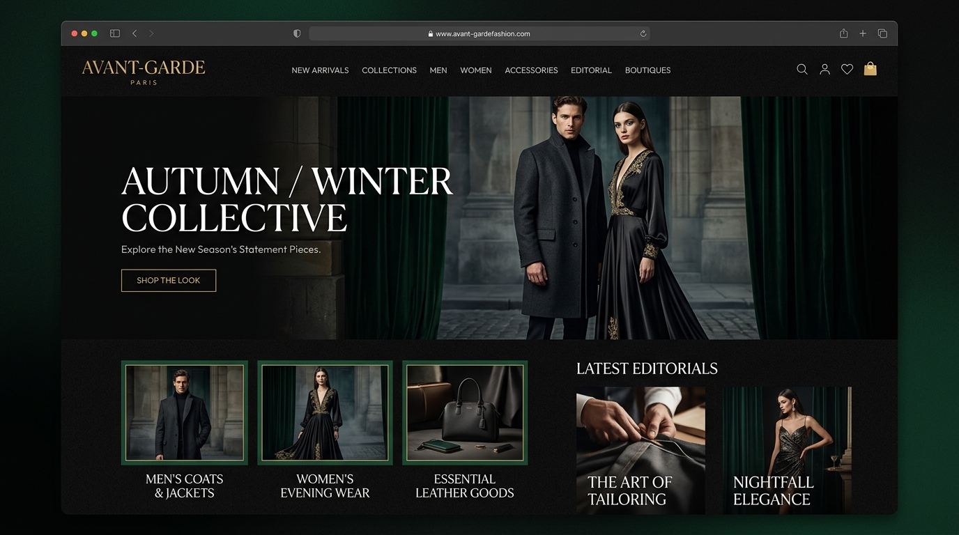 Noir Collective brand website