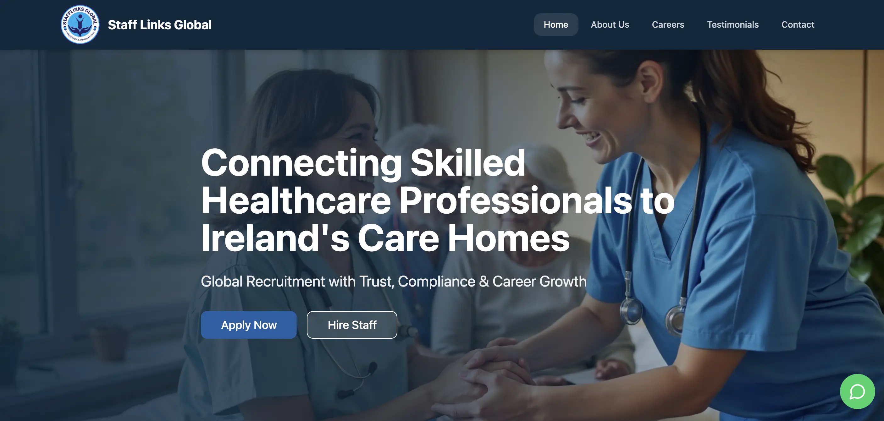 Stafflinks website